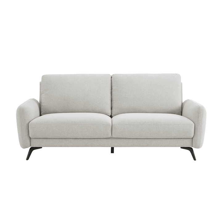 Lucinda Oatmeal Textured Fabric 3 Seater Sofa Sofa 