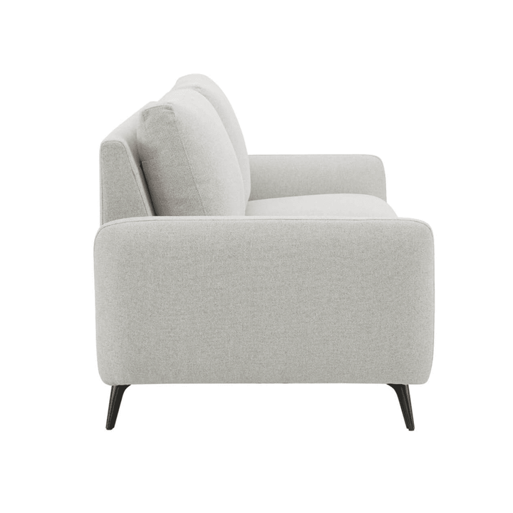 Lucinda Oatmeal Textured Fabric 3 Seater Sofa Sofa 