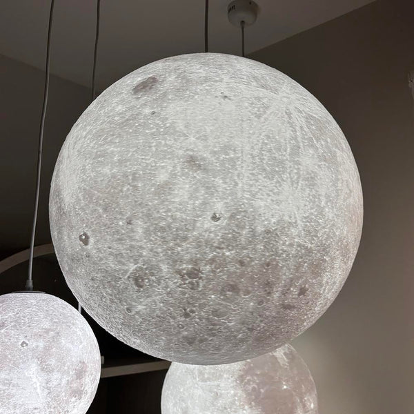 Luna Rotating Moon Ceiling Light - 55cm Lighting 