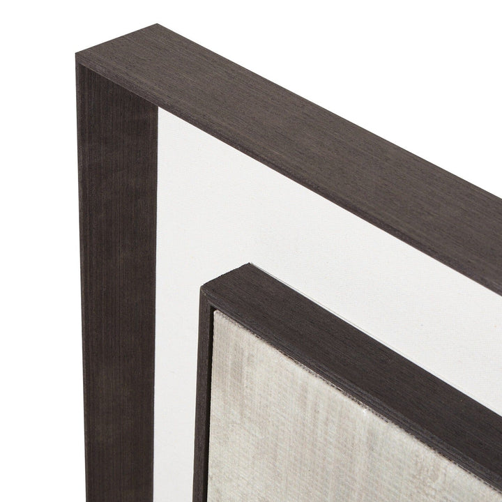 Lunebay Neutral Wall Art in Dark Wooden Frame Accessories 