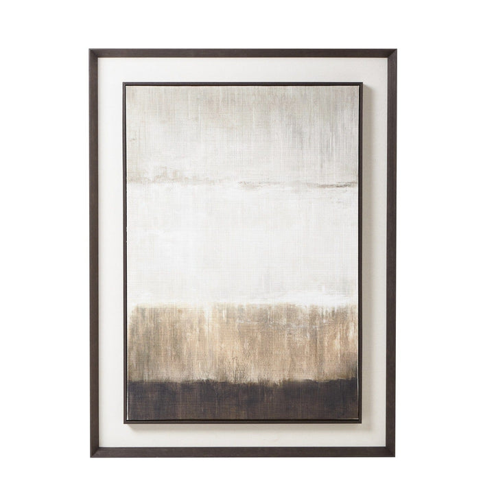 Lunebay Neutral Wall Art in Dark Wooden Frame Accessories 
