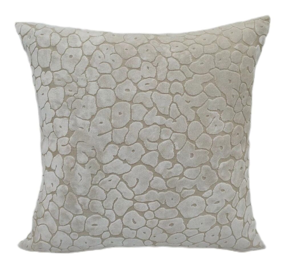 Macy Ivory Leopard Print Cushion - 43x43cm Textiles 