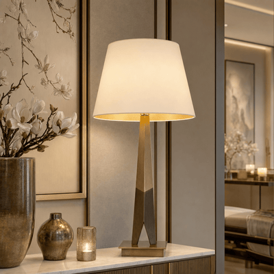 Mae Bronze & Gold Tall Table Lamp Lighting 