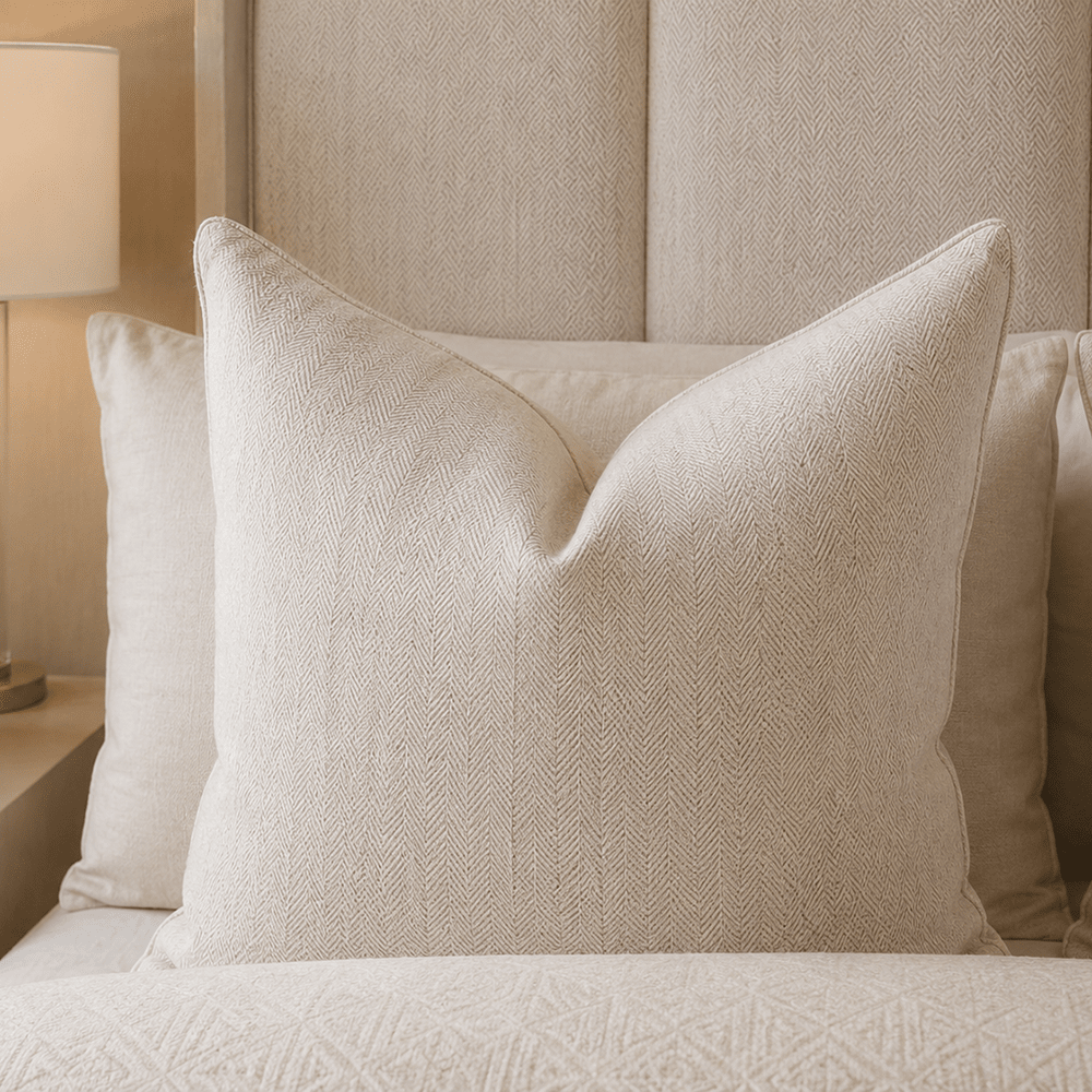 Malabar Natural Woven Cushion Cover - 50x50cm