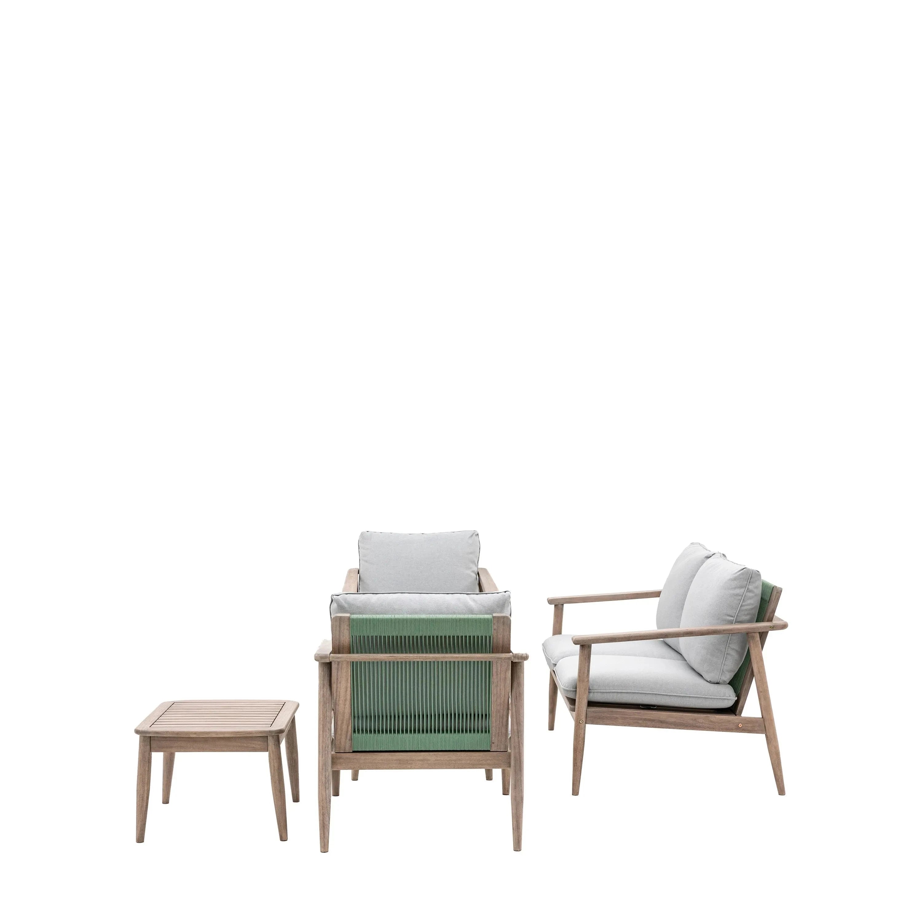 Malaga Grey Outdoor Lounge Set Outdoor 