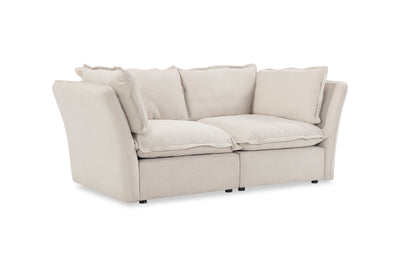 Mallow Coastal Weave Linen 2 Seater Sofa Sofa 