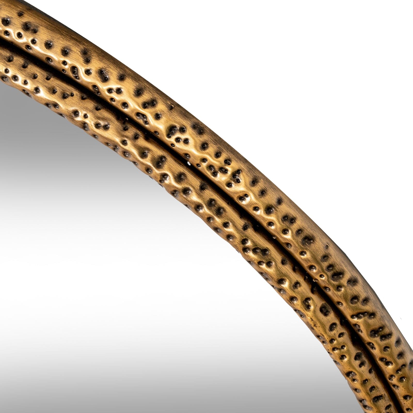 Maltere Gold Large Mirror with Dimpled Frame Accessories 