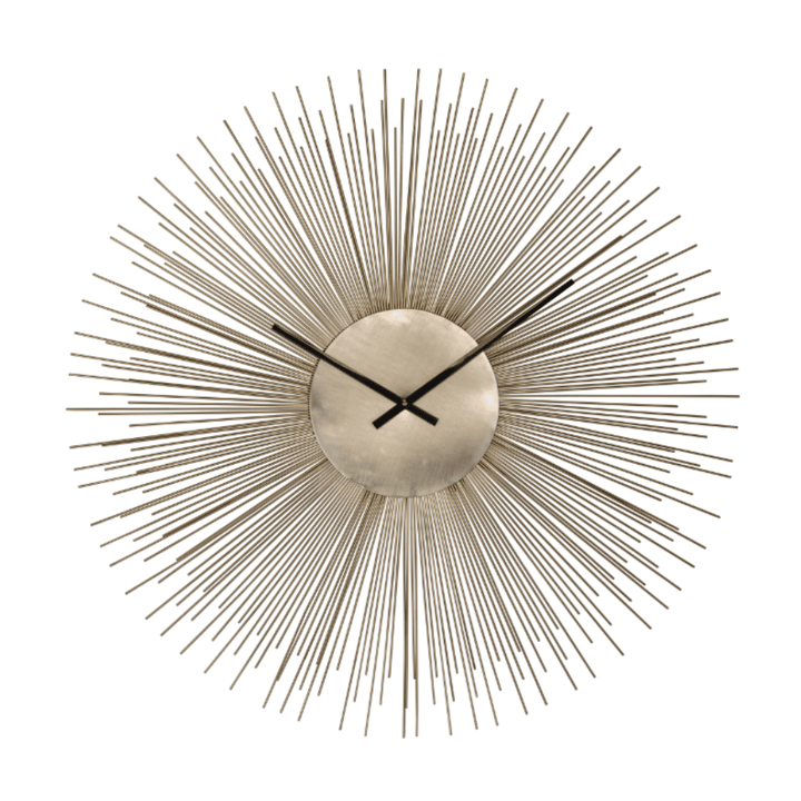 Mara Large Sunburst Gold Wall Clock Accessories 
