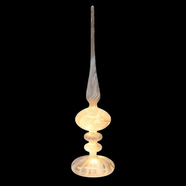 Marble Swirl Decorative Light Up Festive Ornament Accessories 