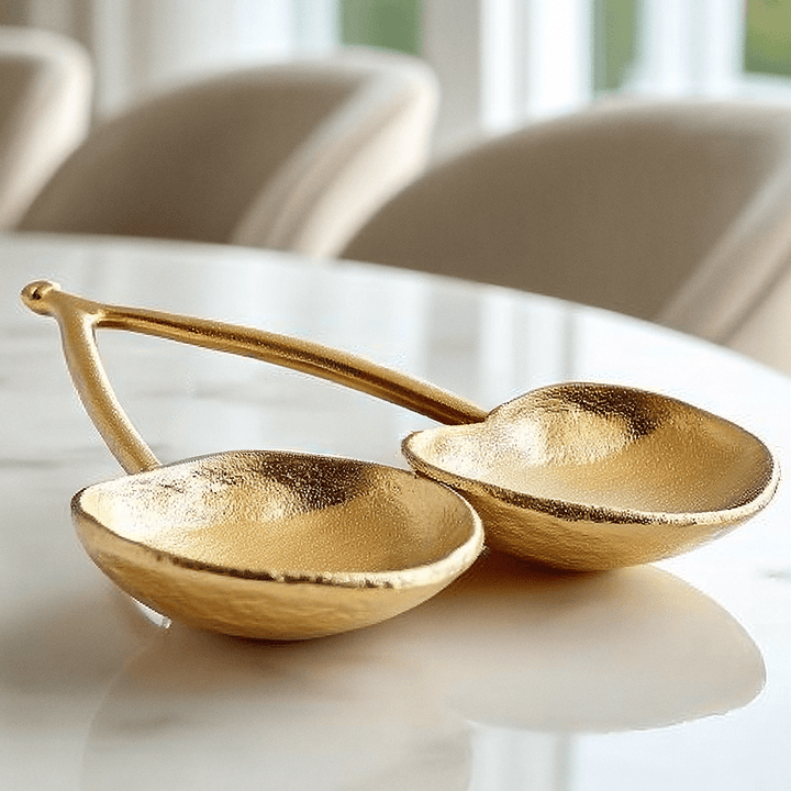 Marena Gold Decorative Cherry Dish Accessories 