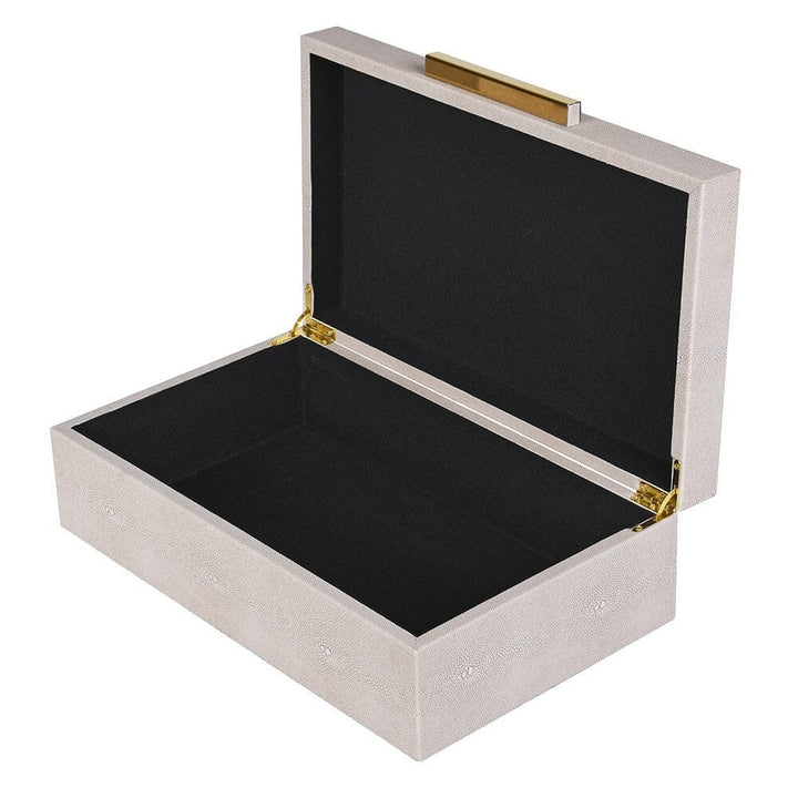 Margot Taupe & Gold Decorative Storage Boxes - Set of 3 Accessories 
