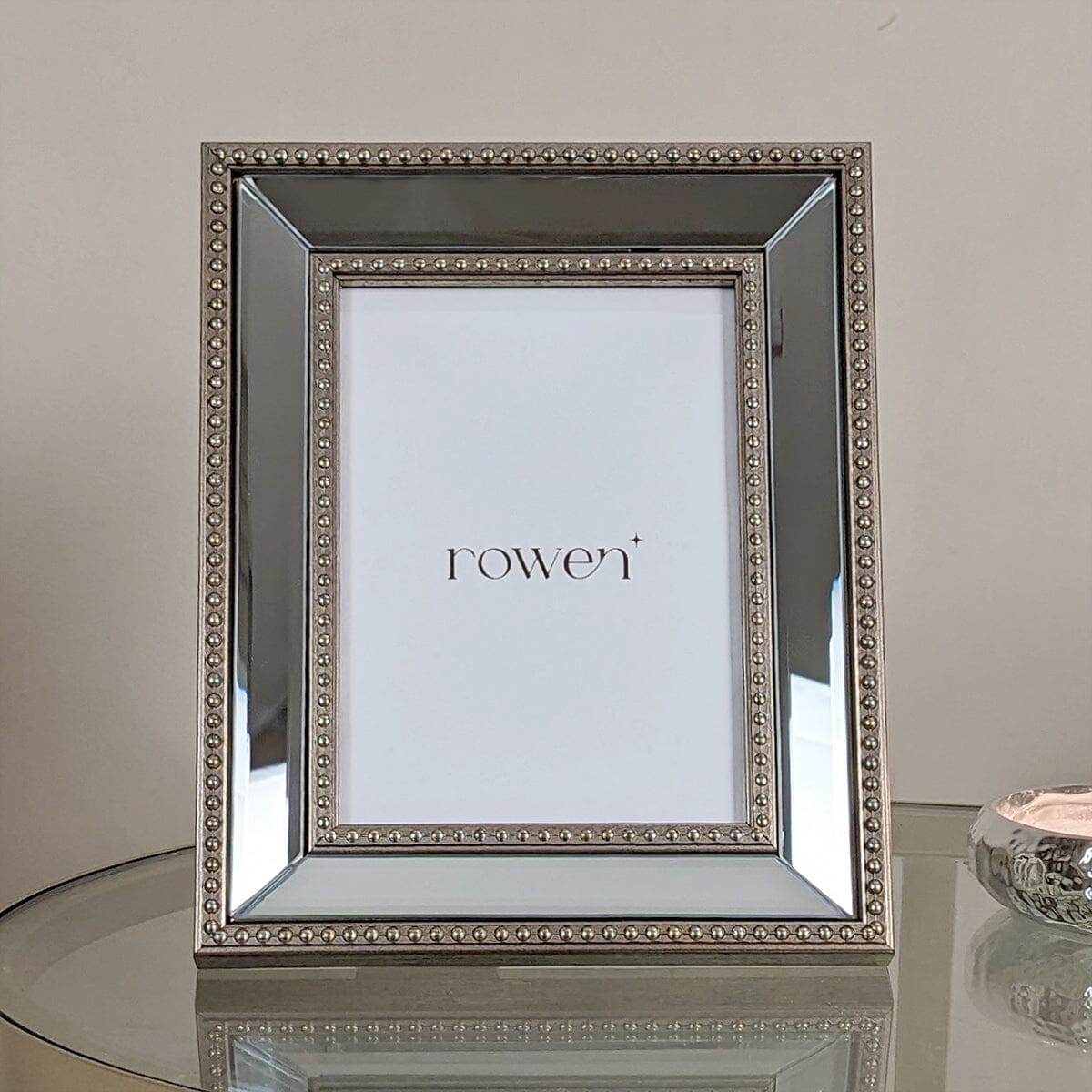 Marina Gold & Mirrored Photo Frame - 5x7" Accessories 