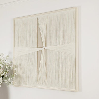 Maris Taupe & Cream Woven Knot Wall Art Accessories 