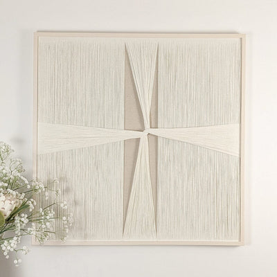 Maris Taupe & Cream Woven Knot Wall Art Accessories 