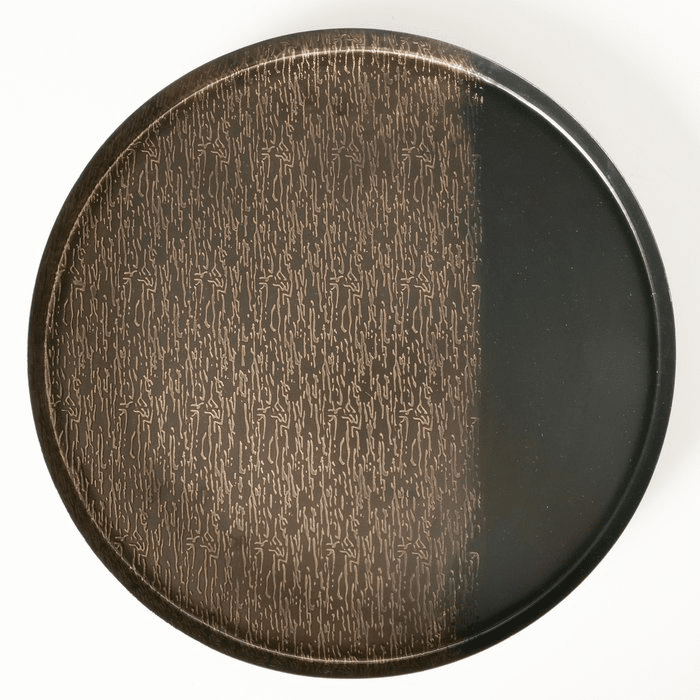 Marita Bronze Decorative Round Tray Accessories 