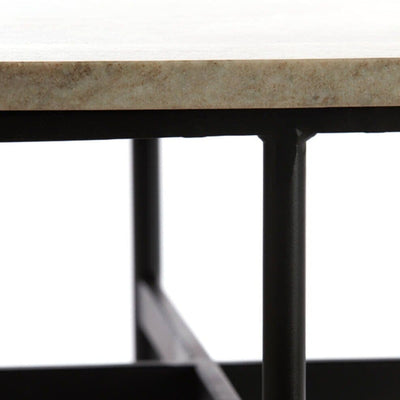 Marley Oval Marble Top Coffee Table Furniture 
