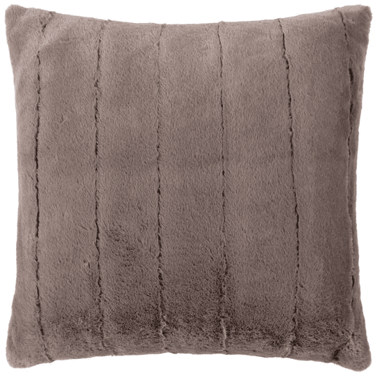 Marlowe Chestnut Faux Fur Cushion Cover - 45x45cm Textiles 