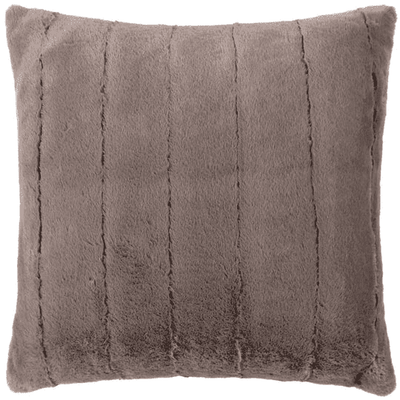Marlowe Chestnut Faux Fur Feather Filled Cushion - 45x45cm Textiles 