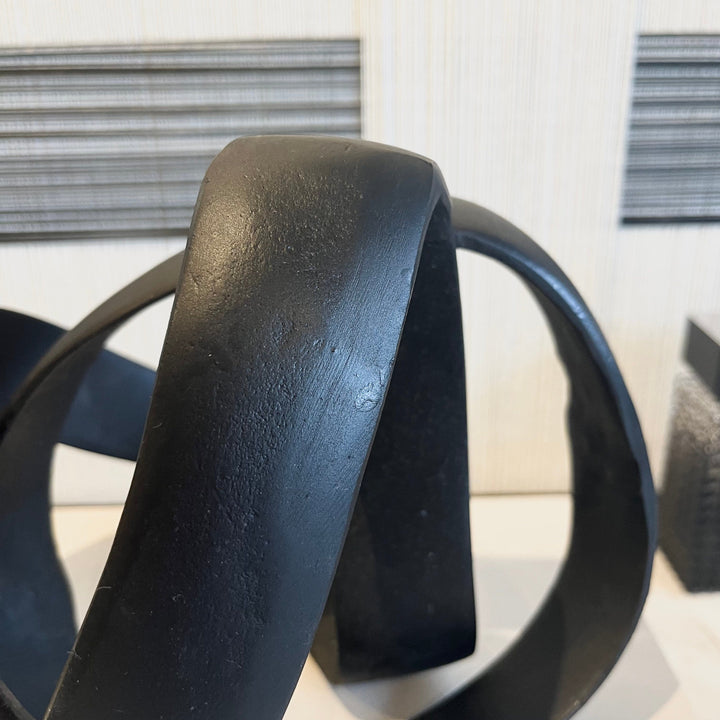 Marteli Decorative Black Knot Sculpture Accessories 