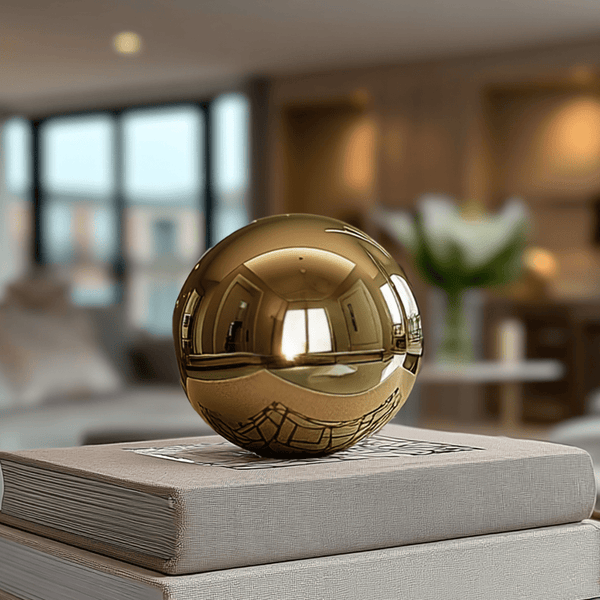 Maru Decorative Gold Ball Ornament Accessories 