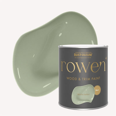 Matcha Sorbet Green Matt Wood & Trim Paint - 750ml Home Improvement 