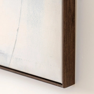 Meridian Taupe Abstract Framed Canvas Wall Art Accessories 