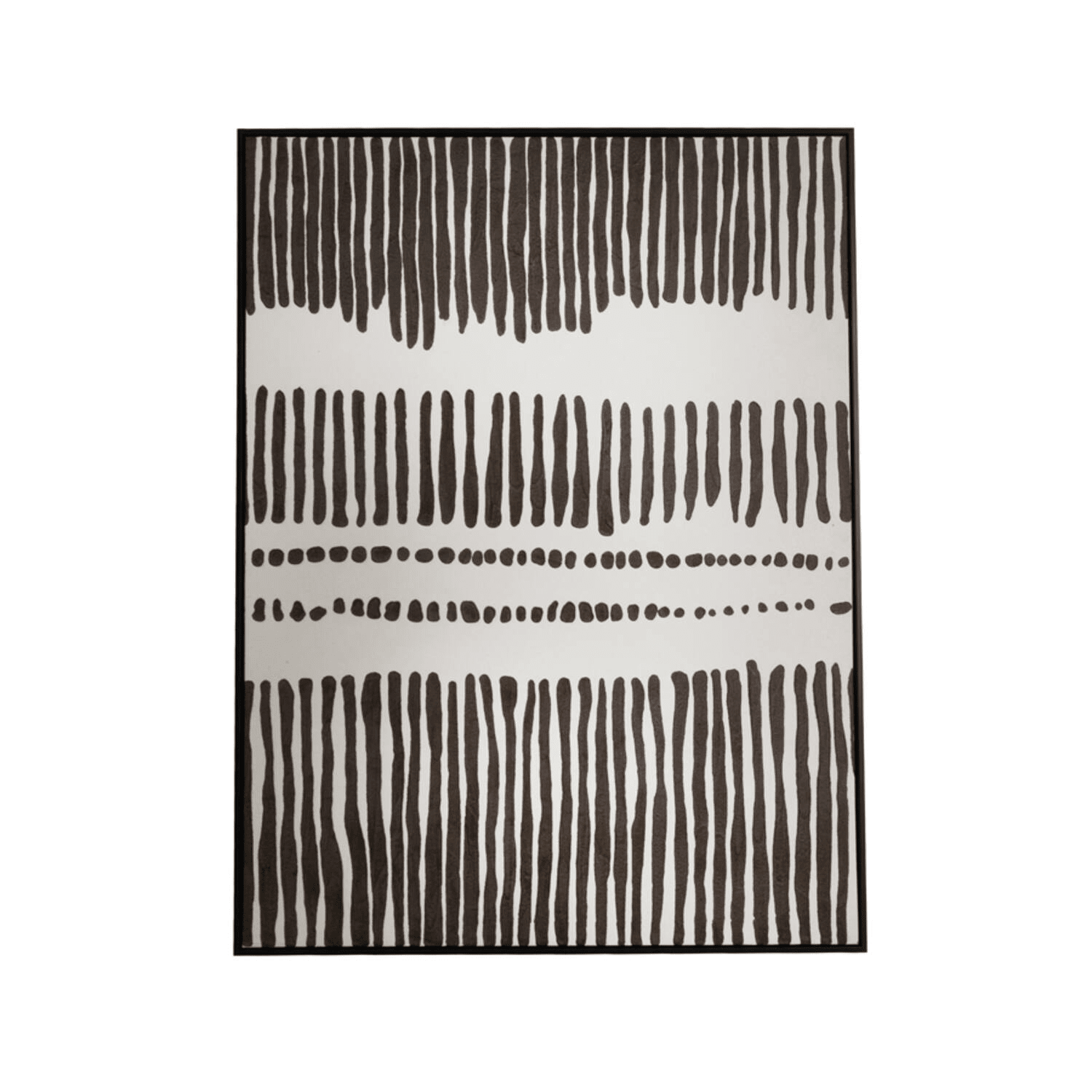 Micah Cream & Dark Brown Wall Art Accessories 