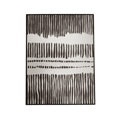 Micah Cream & Dark Brown Wall Art Accessories 