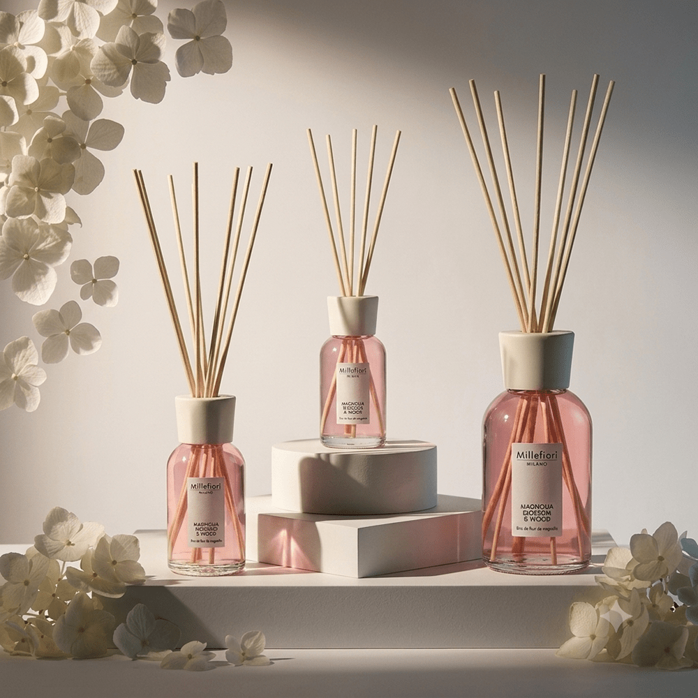 Millefiori Magnolia Blossom & Wood Fragrance 500ml Diffuser 