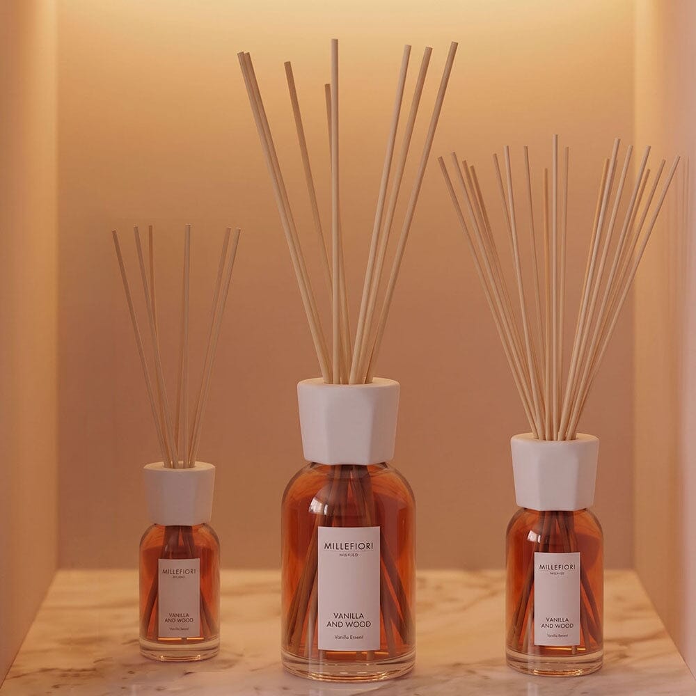 Millefiori Vanilla & Wood Fragrance 500ml Diffuser 