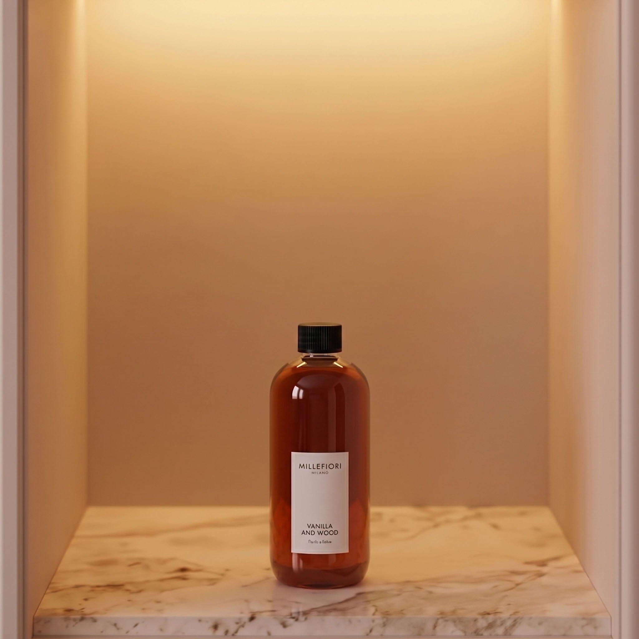 Millefiori Vanilla & Wood Fragrance 500ml Diffuser Refill 