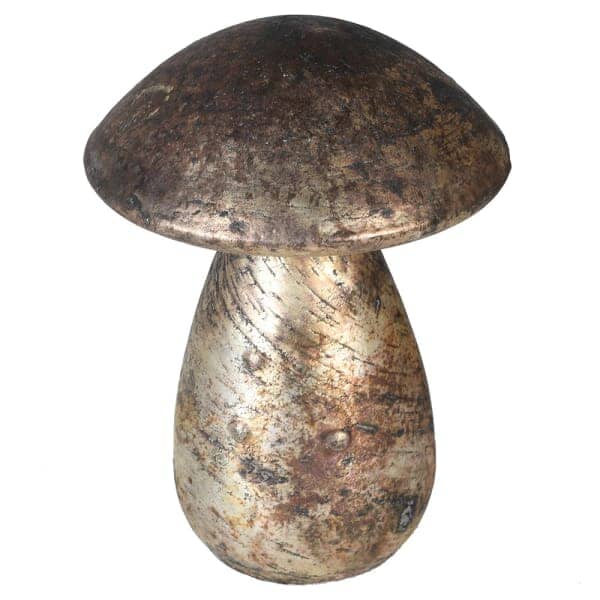 Mini Antique Gold Decorative Mushroom Ornament Accessories 