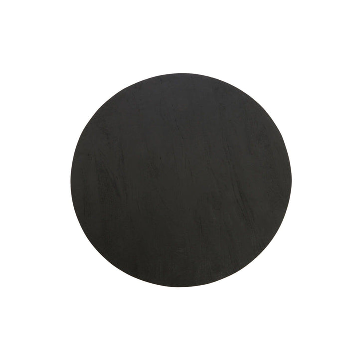Molli Black Wooden Round Dining Table Furniture 