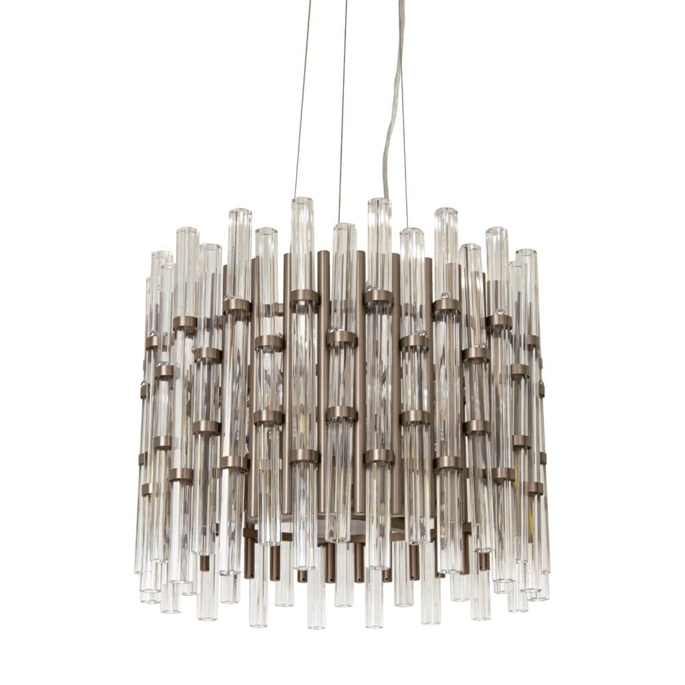 Molli Luxury Bronze & Glass Chandelier Lighting 