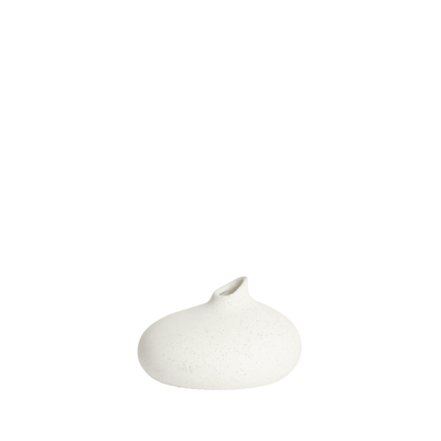 Morilo Cream Ceramic Abstract Decorative Vase Accessories 