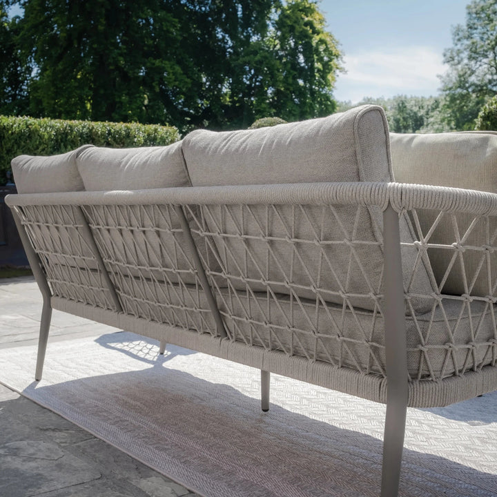 Morocco Outdoor Taupe Large Corner Sofa Set Outdoor 