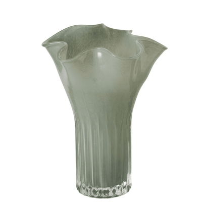 Moss Light Green Tall Glass Decorative Vase Accessories 