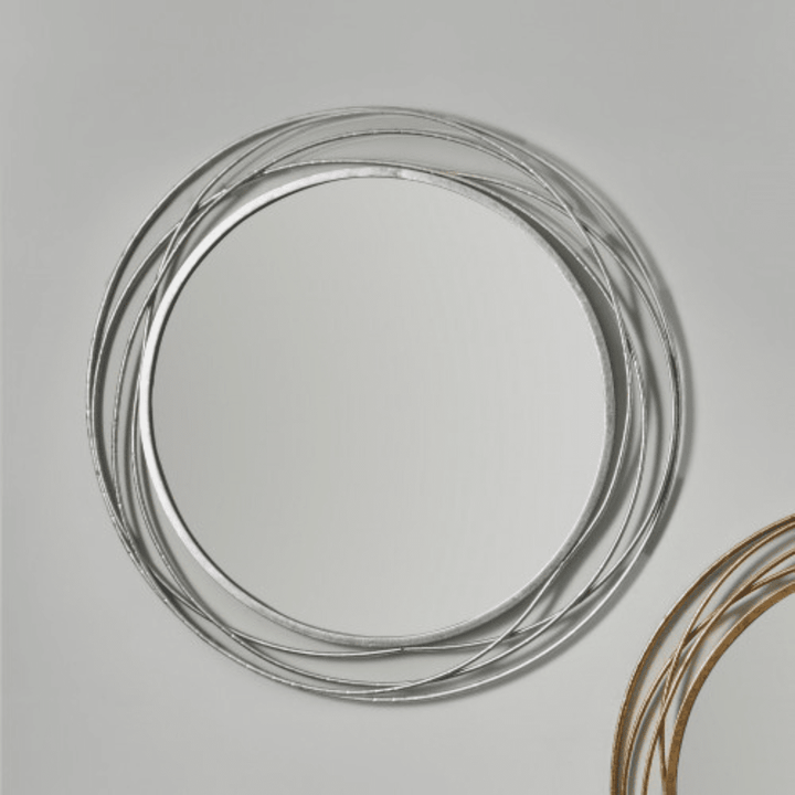 Nantes Silver Round Wall Mirror Accessories 