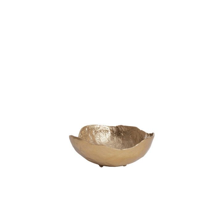Natalia Light Gold Abstract Decorative Bowl Accessories 