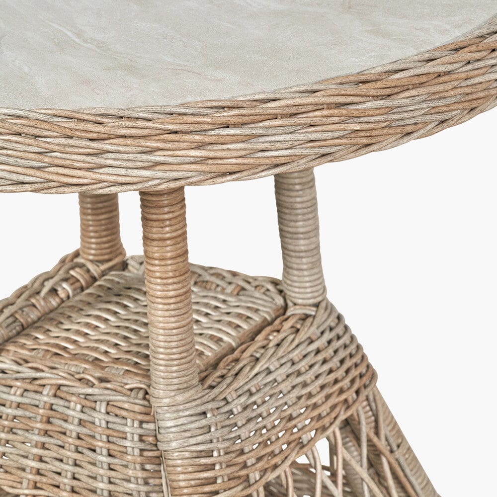 Naxos Outdoor Wicker Woven 2 Seater Dining Set Outdoor 