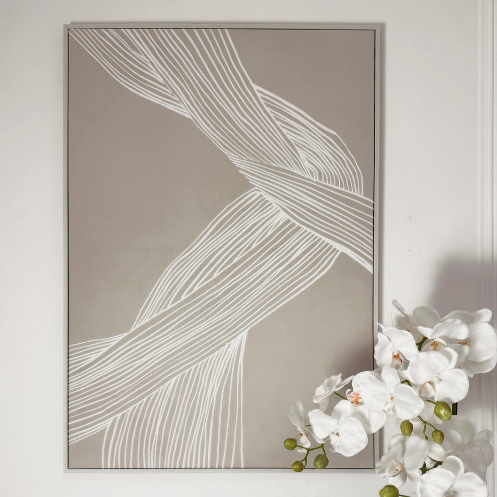 Nelly Abstract Lines Framed Wall Art II