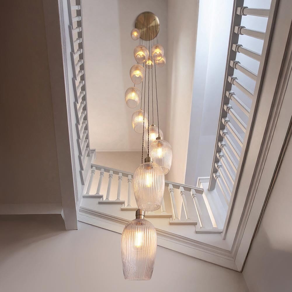 Nemille 13 Light Cascading Pendant Ceiling Light – Rowen Homes