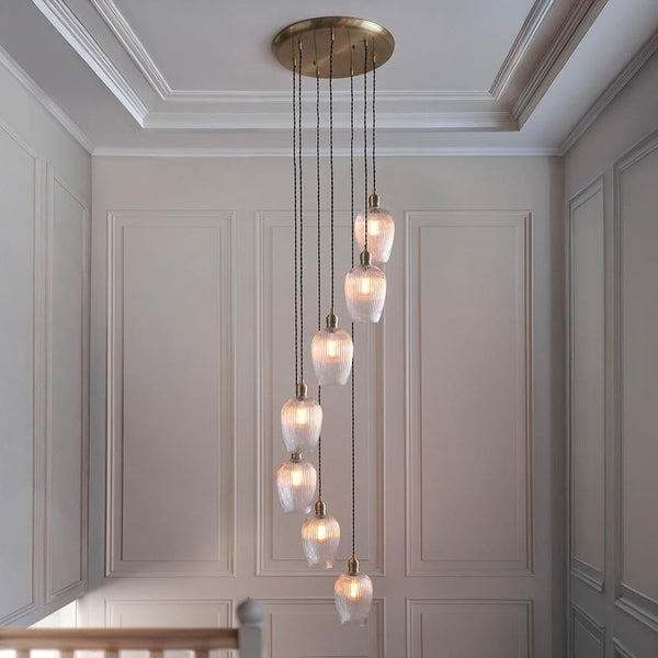 Nemille 7 Light Cascading Pendant Ceiling Light Lighting 
