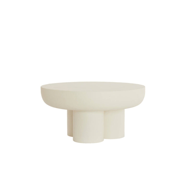 Nessina Cream Round Coffee Table Furniture 