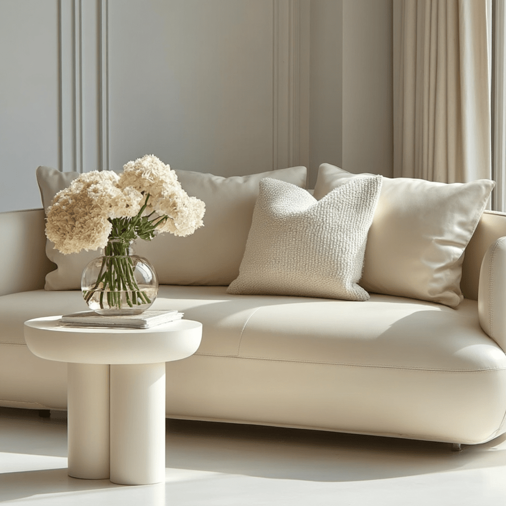 Nessina Cream Side Table Furniture 