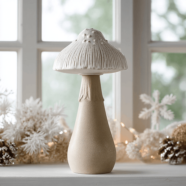 Neutral Decorative Mushroom Ornament Accessories 
