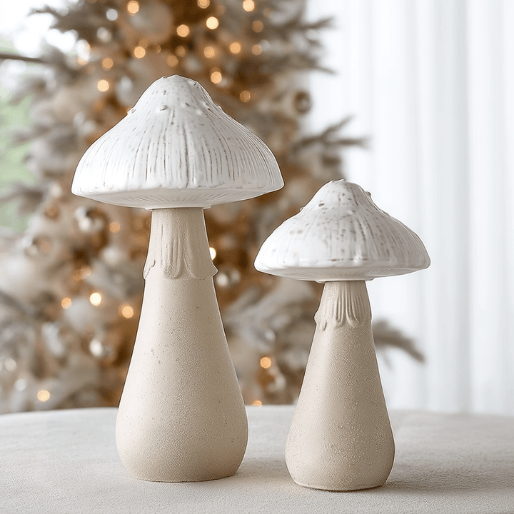 Neutral Decorative Mushroom Ornament Accessories 