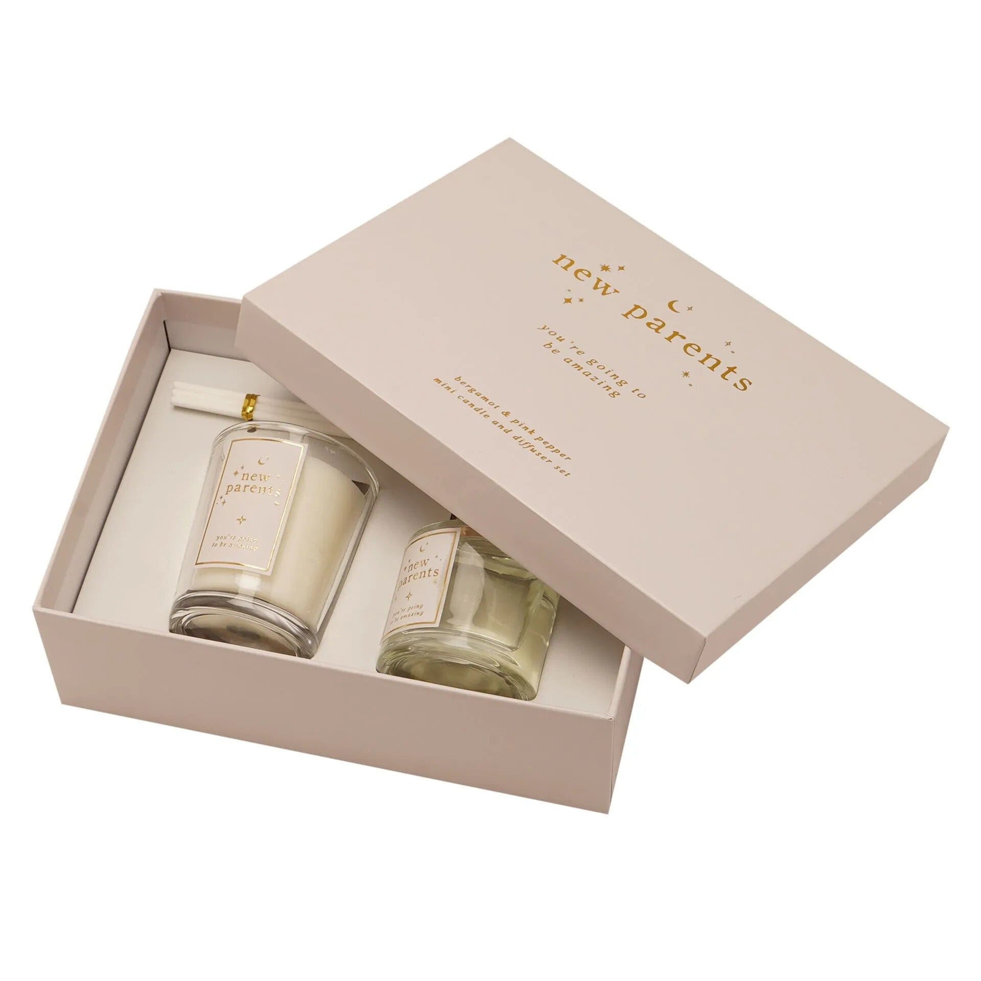 New Parents Mini Candle & Diffuser Gift Set Fragrance 