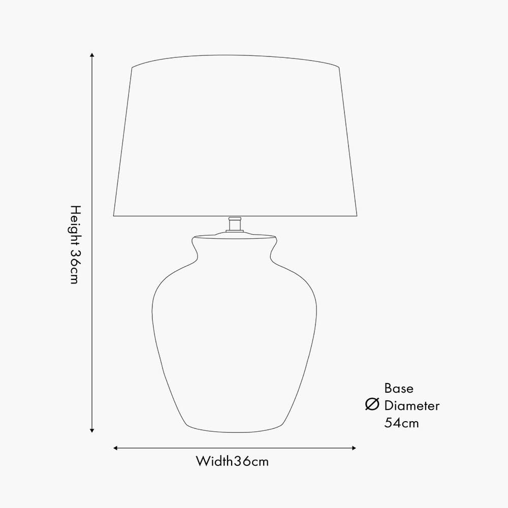 Noa White & Grey Flecked Ceramic Table Lamp Lighting 