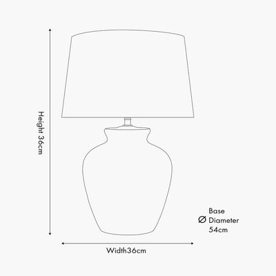 Noa White & Grey Flecked Ceramic Table Lamp Lighting 
